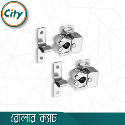 ২ পিস ফার্নিচার ক্যাবিনেটের দরজার জন্য ডাবল রোলার ক্যাচ_img_1