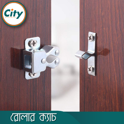 ২ পিস ফার্নিচার ক্যাবিনেটের দরজার জন্য ডাবল রোলার ক্যাচ_img_3