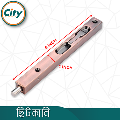 ৮ ইঞ্চি স্টেইনলেস স্টিল ফ্লাশ মাউন্ট টাওয়ার বোল্ট কনসিল টাওয়ার বোল্ট ফোল্ডিং ডোর বোল্ট অ্যান্টিক রঙের_img_4