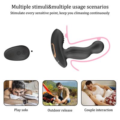 Anal Vibrator Butt Plug Male Prostate Massager Dildo Remote Control Anus Plug Stimulator Masturbator Sex Toys For Adults Gay_img_5
