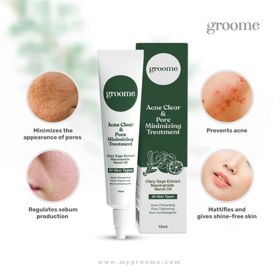 Groome Acne Clear & Pore Minimizing Treatment – 15ml- 75002_img_2