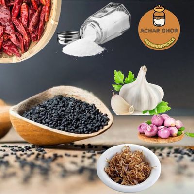 Black Seed mix with onion and garlic.Ready made