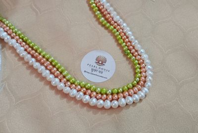 Pearl 3 Layer Multicolor neckpiece_img_3