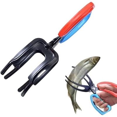 Fish Gripper, Fish Grabber Tool Metal Fish Grippers for Fishing, 3 Claw Fish Grips Anti-Slip Fishing Pliers Gripper Control Clamp Claw Fish Pliers Catch Fish Fishing Accessories, Ideal for Anglers_img_4