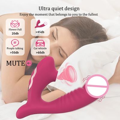 Sucking vibration 2-in-1 vibrator 10-speed oral sex 10-speed vibration clitoris stimulation vaginal massage female sex toy_img_1