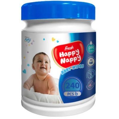 Fresh Happy Nappy Baby Wipes – 240 pcs_img_0