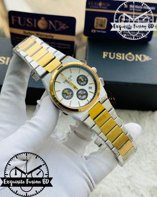 Tissot PRX Dual Tone White Chronograph Watch (AA Grade)_img_0