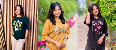 3 Pcs Ladies T-Shirt Combo_img_2