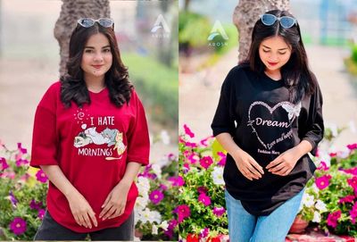 2 Pcs Ladies T-Shirt Combo_img_2