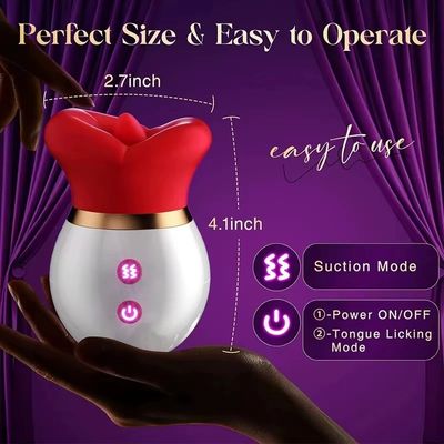 Clitoral Sucking Vibrator 3in1 Tongue Licking Nipple Stimulator Lips Teasing Clitoris Adult Masturbation Sex Toys for Women_img_2