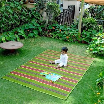 Plastic Carpet Mat 5 ft/ 7 ft single Thick - mat_img_2