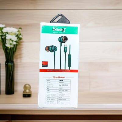 M max Earphone with mic MX-E114_img_1
