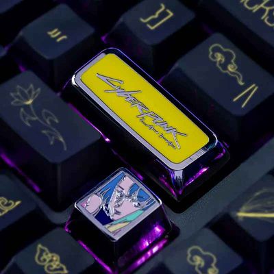 Cyberpunk 2077 Zinc Alloy Artisan Enter Keycap_img_1
