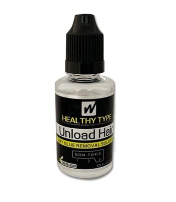 Healthy Type Unload Hair Dry Glue Removal Solution Non-Toxic Hair Extension Remover 30ml_img_1