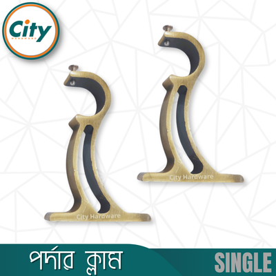 ১ জোড়া (২ পিস) অ্যান্টিক ব্রাস পলিশ করা সিংগেল পর্দার পাইপ হোল্ডার সাইড ক্লাম্প ১ ইঞ্চি পাইপের জন্য_img_3
