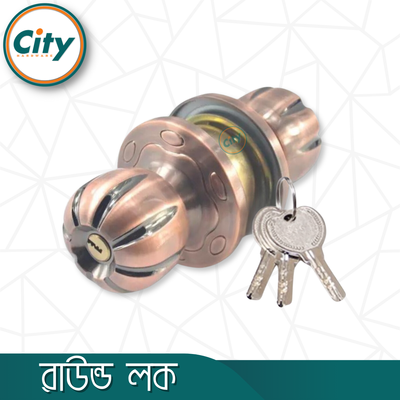 প্রিমিয়াম মানের রাউন্ড লক উচ্চ সুরক্ষা রাউন্ড লক কাঠের ডোর লক নলাকার লক ডাবল পার্শ্বযুক্ত রুম ডোর নব অ্যান্টিক রঙের দরজার লক_img_1
