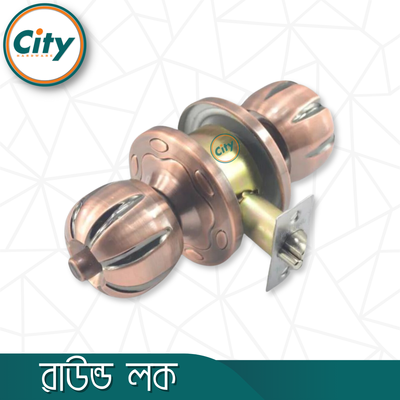 প্রিমিয়াম মানের রাউন্ড লক উচ্চ সুরক্ষা রাউন্ড লক কাঠের ডোর লক নলাকার লক ডাবল পার্শ্বযুক্ত রুম ডোর নব অ্যান্টিক রঙের দরজার লক_img_2