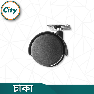১ সেট (৪ পিস) ২ ইঞ্চি চাকা ফ্ল্যাট প্লেট সুইভেল কাস্টার হুইল কম্পিউটার টেবিল চাকা_img_3