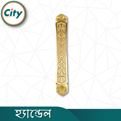 ৭ ইঞ্চি হ্যান্ডেল সম্পূর্ণ পিতলের হ্যান্ডেল সোনালী পালিশ করা ডিজাইন করা মডেল হেভি মানের দরজার হ্যান্ডেল_img_2