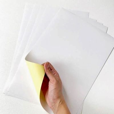 Offset Sticker Paper A4 Size Self Adhesive Label white color 10 pcs_img_4