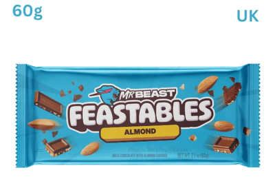 Mr Beast Feastables Almond Milk Chocolate 60gm_img_0
