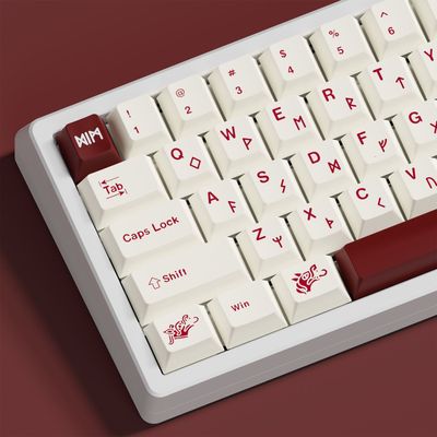 White Blot PBT Cherry Keycaps Set_img_1