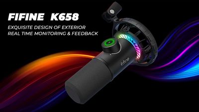 FIFINE K658 USB Dynamic Cardioid Podcast Microphone With A Live Monitoring, Gain Control, Mute Button_img_6
