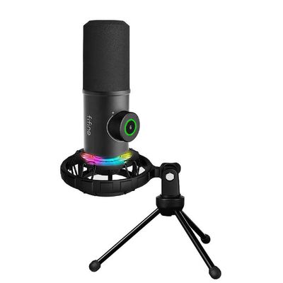 FIFINE K658 USB Dynamic Cardioid Podcast Microphone With A Live Monitoring, Gain Control, Mute Button_img_8