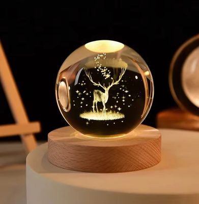 7 Color Changing LED 3D Crystal Ball ._img_0