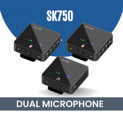 SK750 Dual Wireless Lavalier Microphone_img_3
