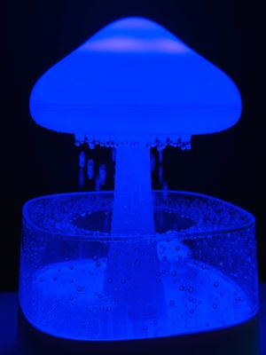 5 IN 1 Bluetooth Speaker Rain Cloud Humidifier, switchable 7 colors, 450ml capacity super quiet, intelligent anti-dry function_img_8
