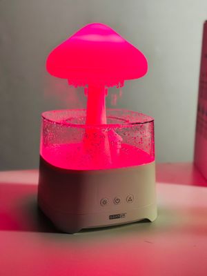 5 IN 1 Bluetooth Speaker Rain Cloud Humidifier, switchable 7 colors, 450ml capacity super quiet, intelligent anti-dry function_img_12