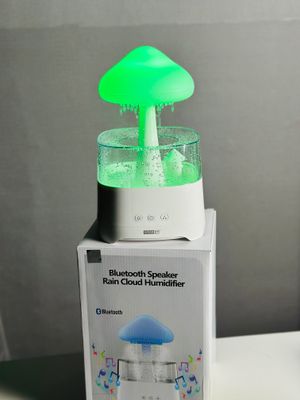 5 IN 1 Bluetooth Speaker Rain Cloud Humidifier, switchable 7 colors, 450ml capacity super quiet, intelligent anti-dry function_img_18