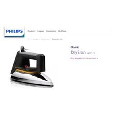 Philips Classic 750W Dry Iron (HD1172)_img_3