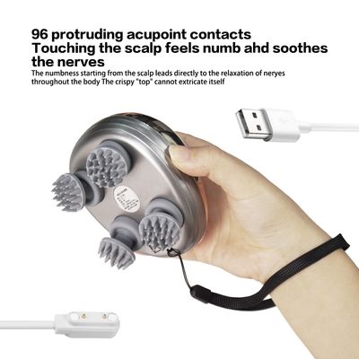 Electric Scalp Massager Upgrade Electric Vibrating Mini Body Waterproof Wireless Portable Smart Head Scalp Massager_img_4