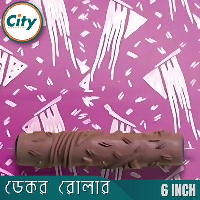 ৬ ইঞ্চি উচ্চ মানের নরম প্যাটার্ন রাবার রোলার ডেকোরেটিভ পেইন্ট রাবার রোলার ওয়াল সজ্জা পেইন্টিং সরঞ্জাম_img_1