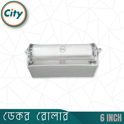 ৬ ইঞ্চি রাবার প্যাটার্ন রোলার মেশিন ওয়াল সজ্জা রোলার মেশিন ওয়াল পেইন্টিং সরঞ্জাম ডাবল রঙের_img_4