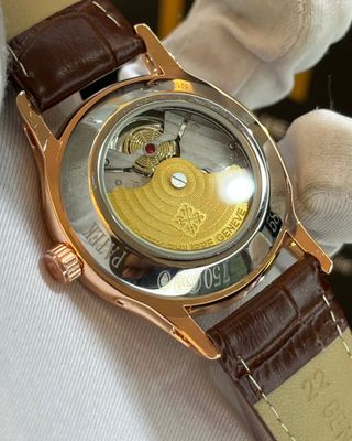 PATEK MOONPHASE CALENDAR | BROWN BELT ROSE GOLD BODY (AA)_img_2
