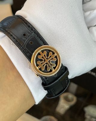 PATEK MOONPHASE CALENDAR | BLACK BELT ROSE GOLD BODY (AA)_img_3