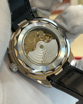 OMEGA AQUATERRA AUTOMATIC | TIFFANY DIAL | BLACK SILICONE BELT (SEMI AAA)_img_2
