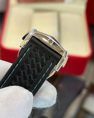 OMEGA AQUATERRA AUTOMATIC | TIFFANY DIAL | BLACK SILICONE BELT (SEMI AAA)_img_4