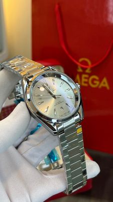 OMEGA AQUATERRA AUTOMATIC | GREY DIAL SILVER CHAIN (SEMI AAA)_img_5