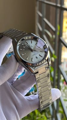 OMEGA AQUATERRA AUTOMATIC | GREY DIAL SILVER CHAIN (SEMI AAA)_img_6