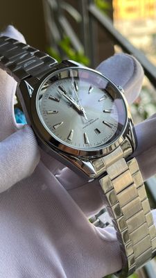 OMEGA AQUATERRA AUTOMATIC | GREY DIAL SILVER CHAIN (SEMI AAA)_img_7