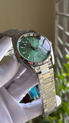 OMEGA AQUATERRA AUTOMATIC | GREEN DIAL SILVER CHAIN (SEMI AAA)_img_5