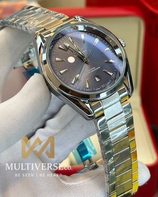 OMEGA AQUATERRA AUTOMATIC | BLUE DIAL SILVER CHAIN (SEMI AAA)_img_0