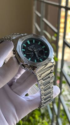GSHOCK GM2100 |SILVER CHAIN TIFFANY DIGITS (AAA)_img_5