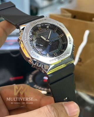 GSHOCK GM2100 |SILVER BODY | BRICK DIAL | BLACK BELT (AAA)_img_0