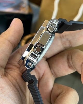 GSHOCK GM2100 | SILVER BODY | BLACK DIAL | BLACK BELT (AAA)_img_2