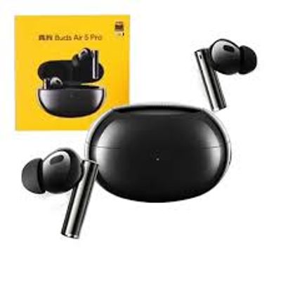 Realme Buds Air 5 Pro Active Noise Cancelling True Wireless Earbuds – White Color & Black Color_img_3